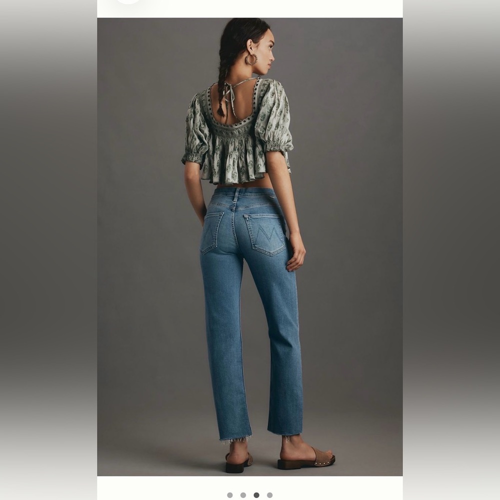MOTHER the Tomcat Flood High Rise Straight leg Jean